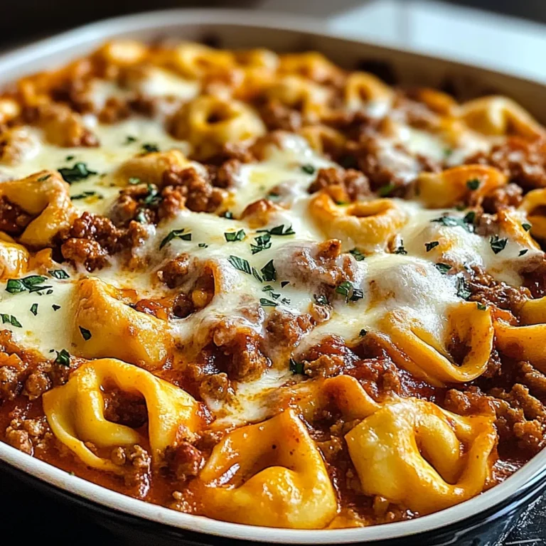 Beefy Tortellini Bake