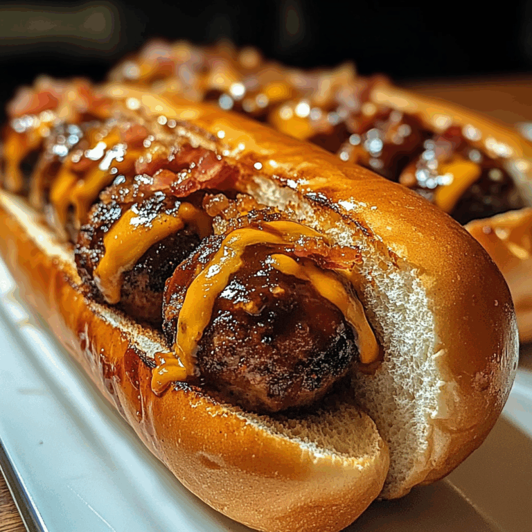 Bourbon BBQ Turkey Turkey Bacon Cheeseburger Meatball Subs Ready in 30 Minutes