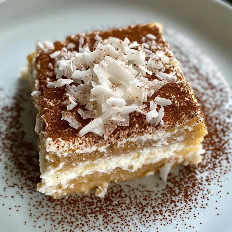 Coconut Rum (Coquito) Tiramisu