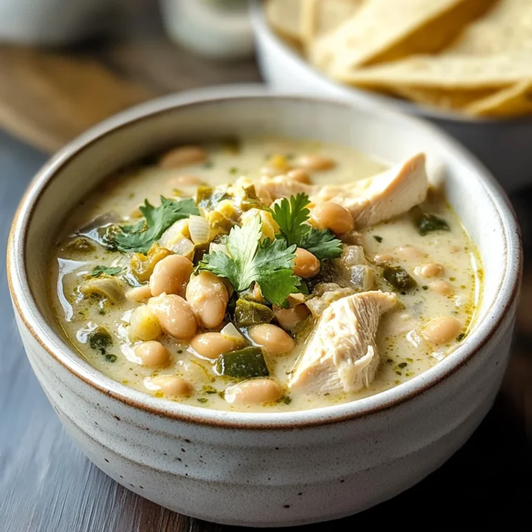 Creamy White Chicken Chili Recipe
