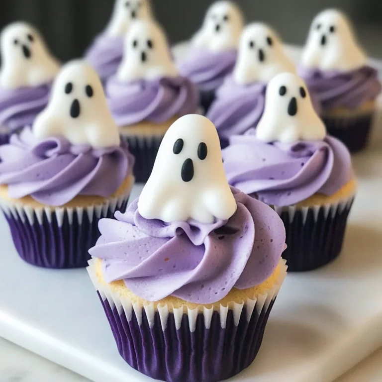 Halloween Ghost Cupcakes