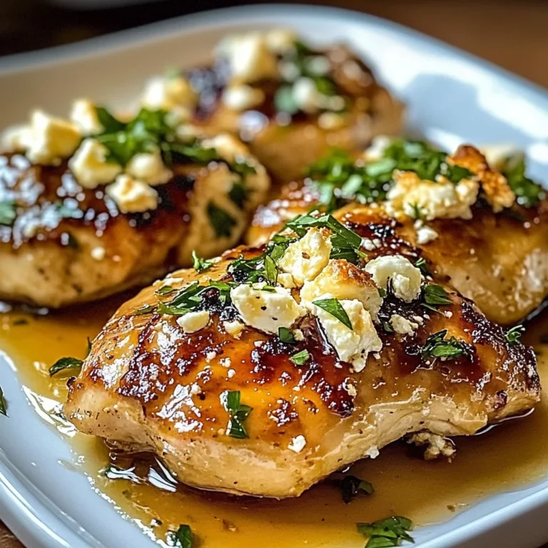 Hot Honey Feta Chicken Dish: A Deliciously Spicy and Savory Recipe