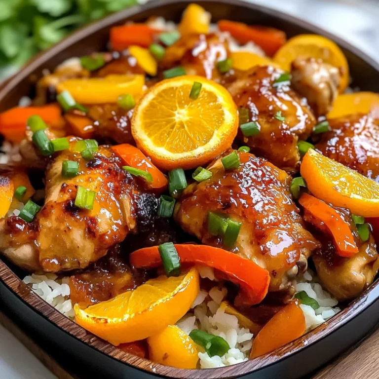 Juicy Blackstone Orange Chicken