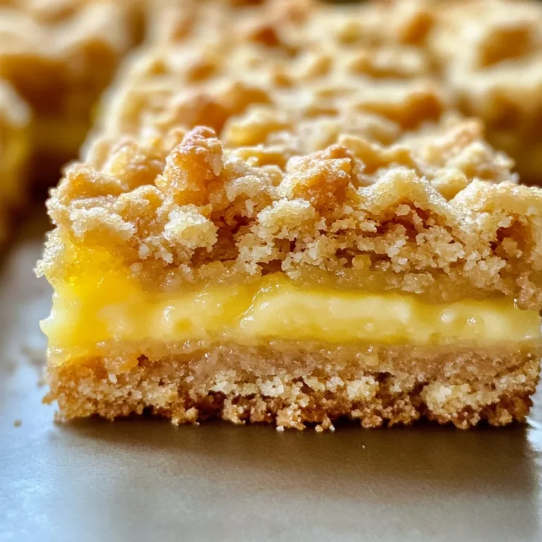 Lemon Oatmeal Crumble Bars