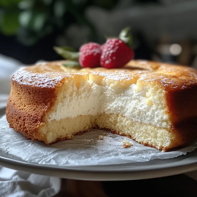 Light & Fluffy Yogurt Cloud Cake – The Best Airy Dessert !