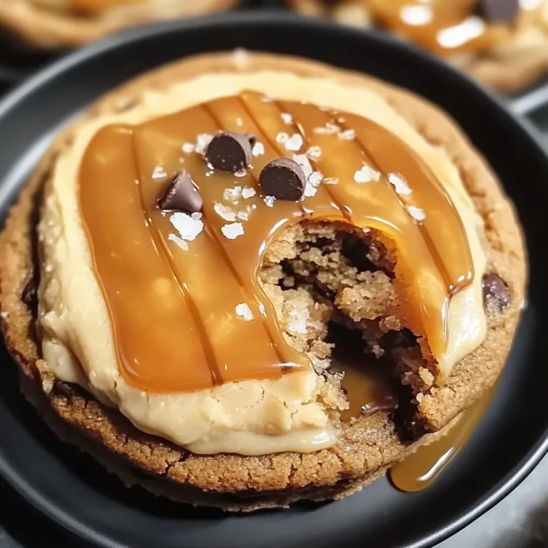 Salted Caramel Cheesecake Cookies