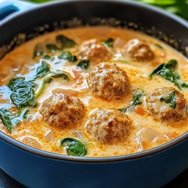 Savor the Comfort: Creamy Italian Meatball Soup to Warm Your Soul