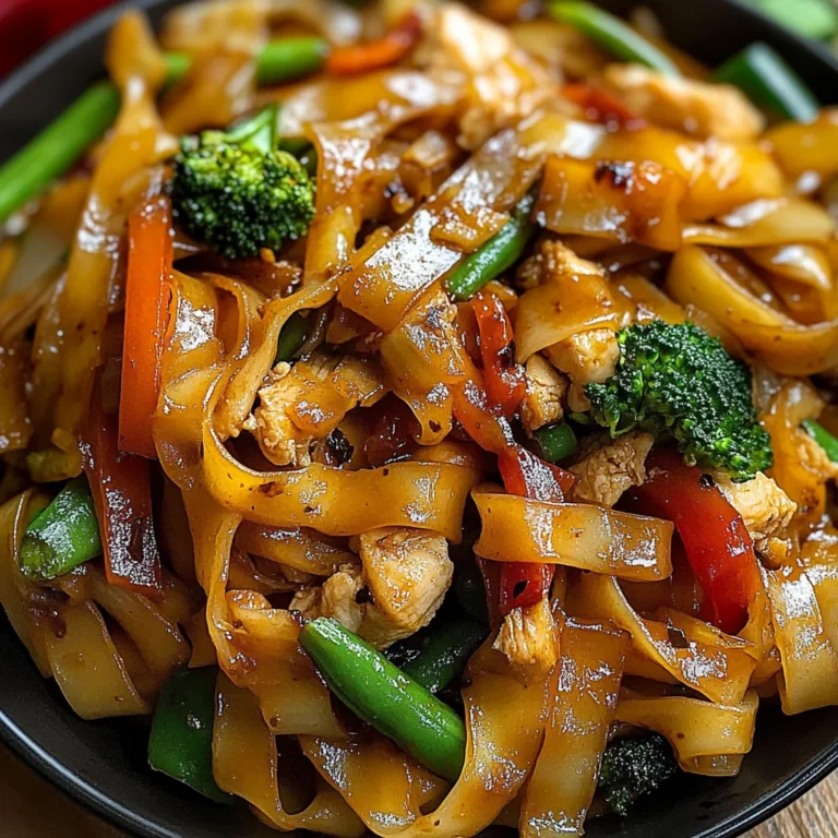 Street Style Thai Drunken Noodles