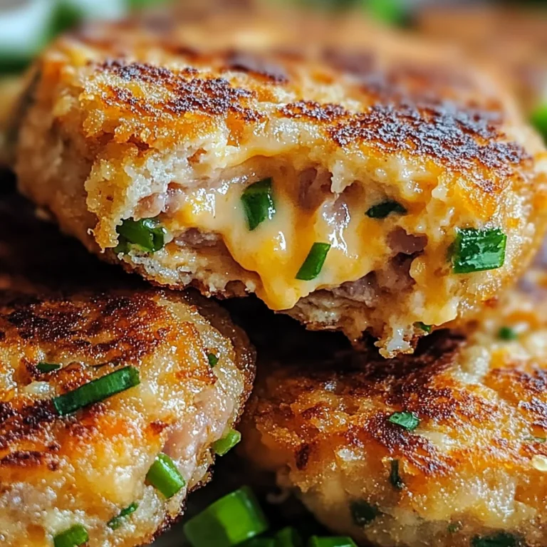 Tuna Melt Patties Recipe