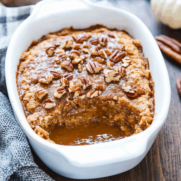 Pumpkin Pecan Cobbler