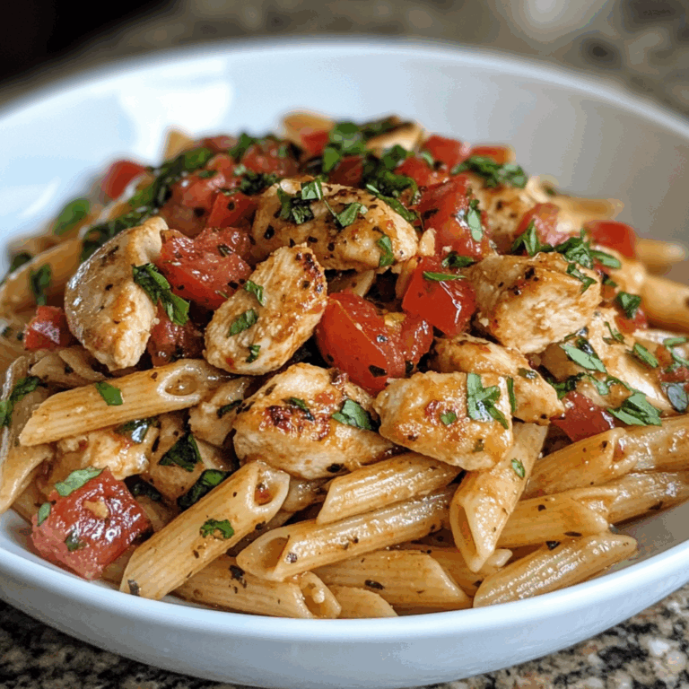 Bruschetta Chicken Pasta