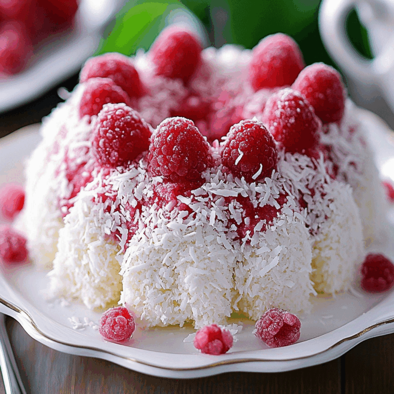 Snowball Cake Recipe – 7 Irresistible Reasons to Try This Raspberry Coconut Dessert
