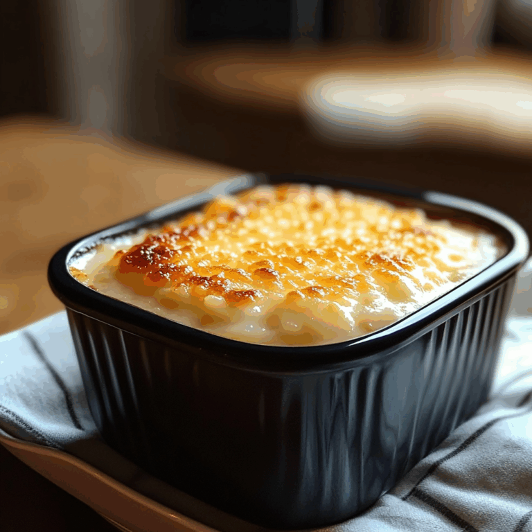 Baked Tapioca Pudding