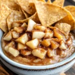 Apple Pie Dip with Cinnamon Sugar Tortilla Chips