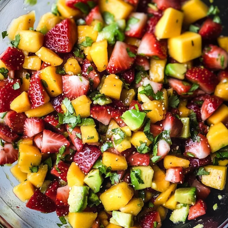 Avocado Strawberry Mango Salsa