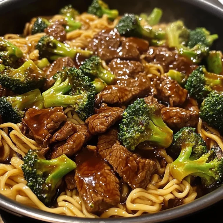 Beef, Broccoli & Noodle Stir-Fry