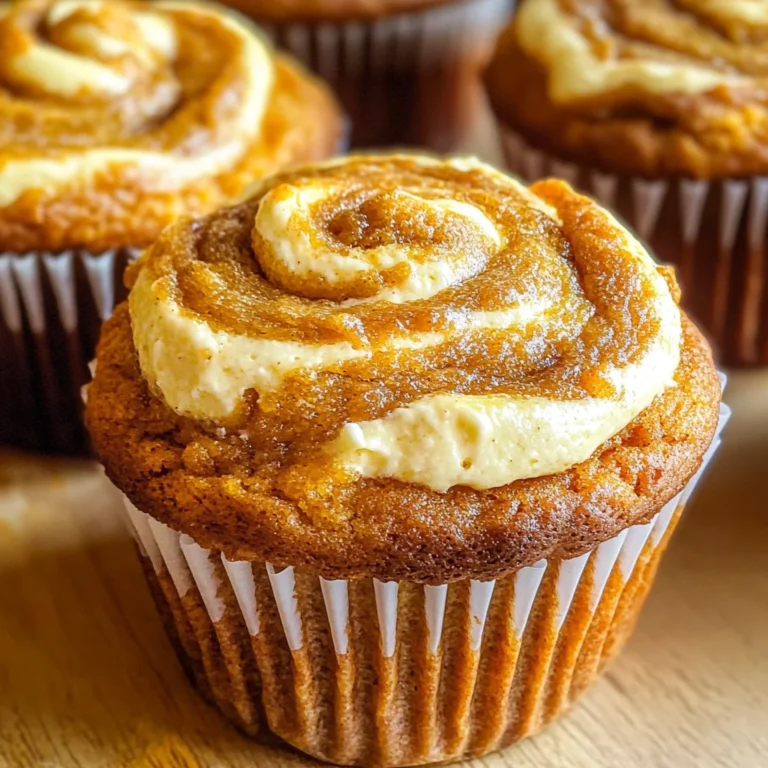 Best Swirled Pumpkin Cream Cheese Muffins