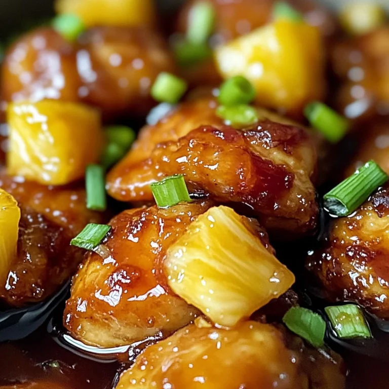 Brown Sugar Pineapple Chicken