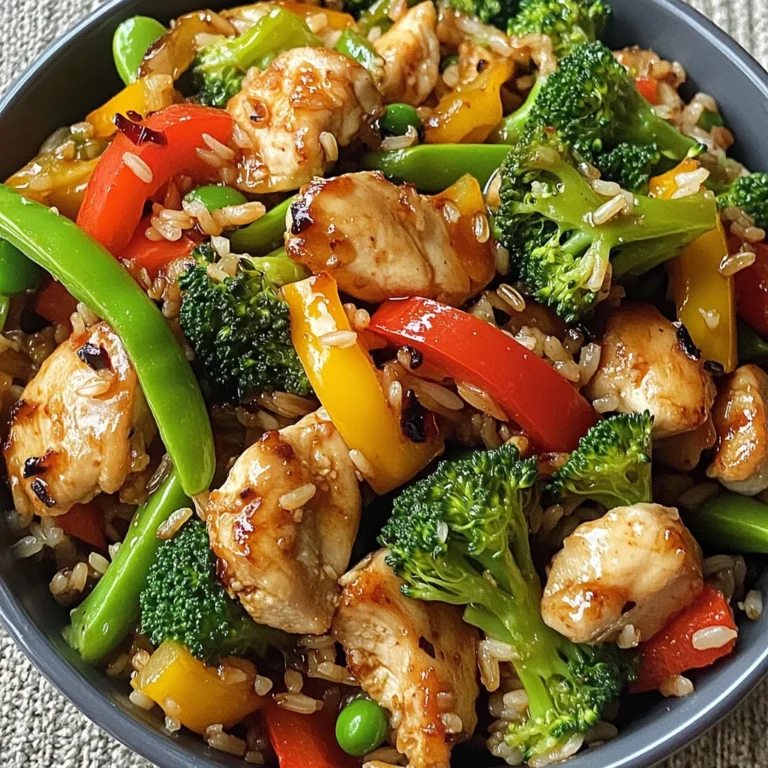 Chicken Veggie Rice Stir-Fry