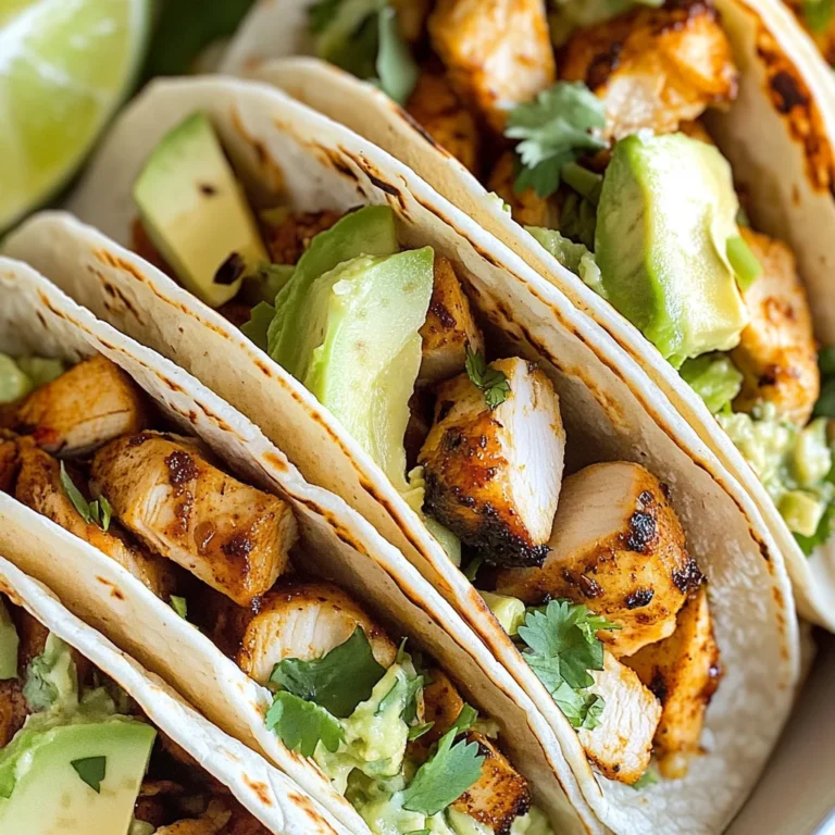 Chili Lime Chicken Tacos Recipe