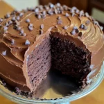 Chocolate Pound Cake with Chocolate Frosting