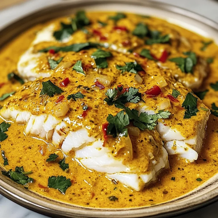 Coconut Curry Baked Cod
