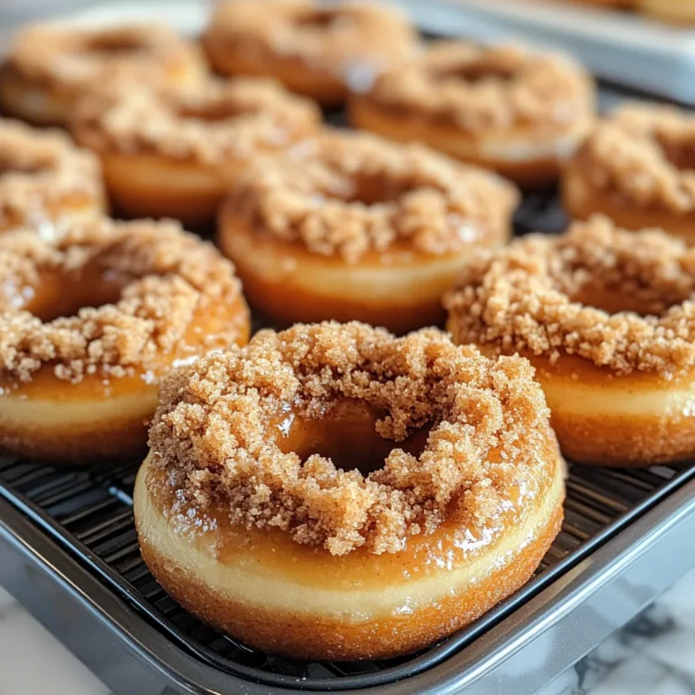 Coffee Cake Donuts