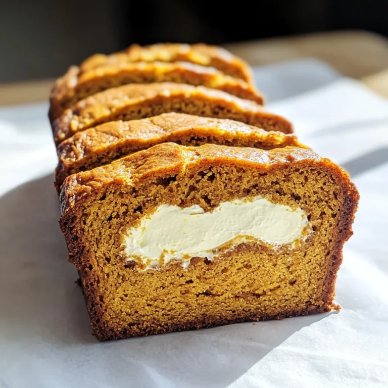 Cream Cheese-Filled Pumpkin Bread