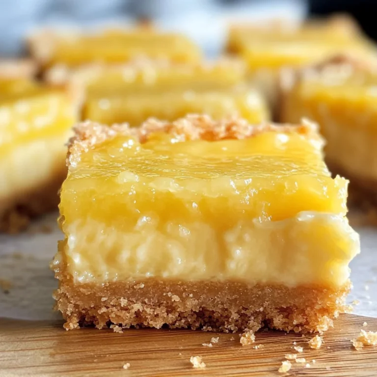 Creamy Lemon Squares