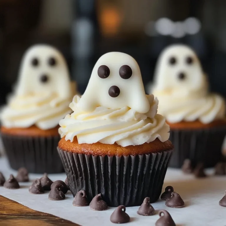 Halloween Cupcakes: Ghost Cupcakes