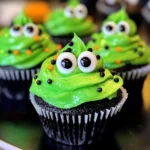 Halloween Slime Cupcakes