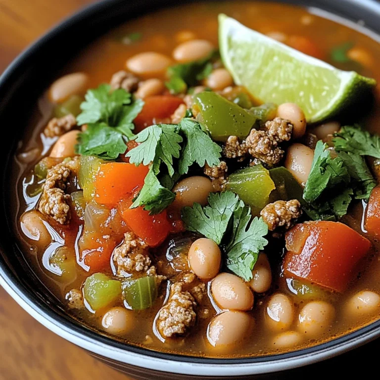Pinto Beans Green Chile And Beef Soup