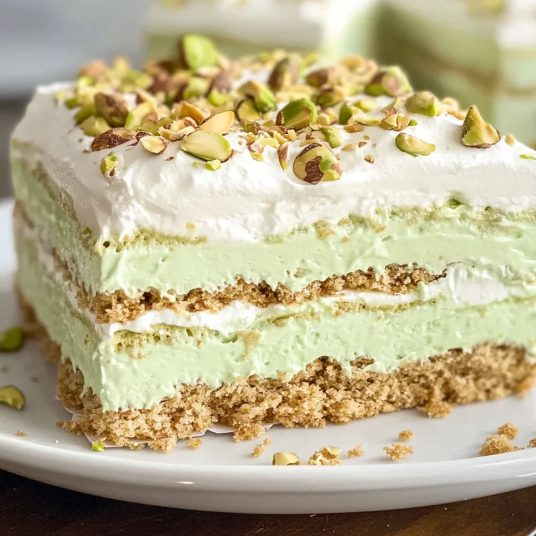 Pistachio Icebox Cake