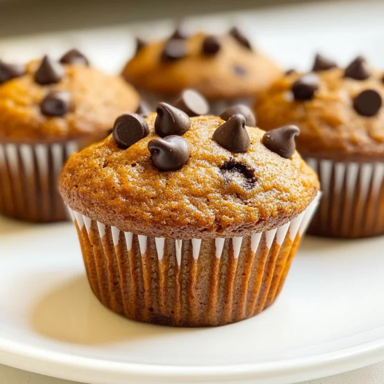 Pumpkin Chocolate Chip Muffins