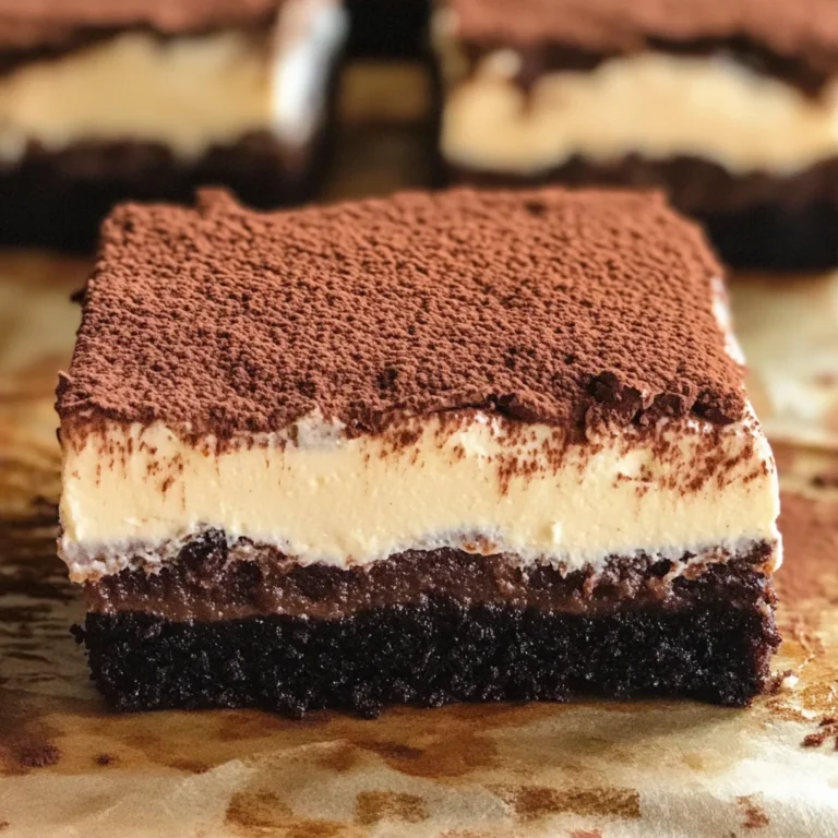 Tiramisu Brownies