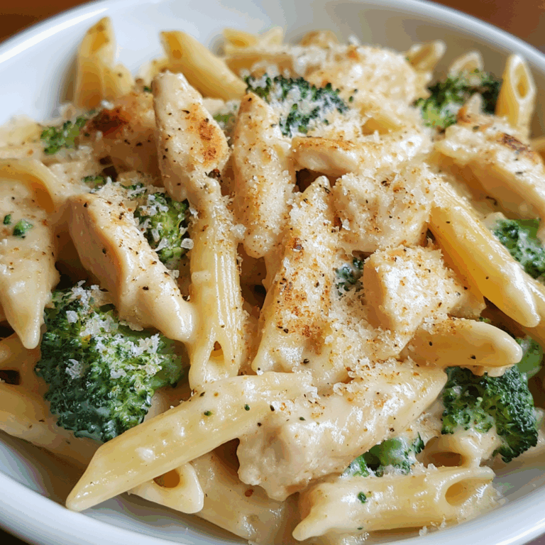 Creamy Chicken and Broccoli Penne