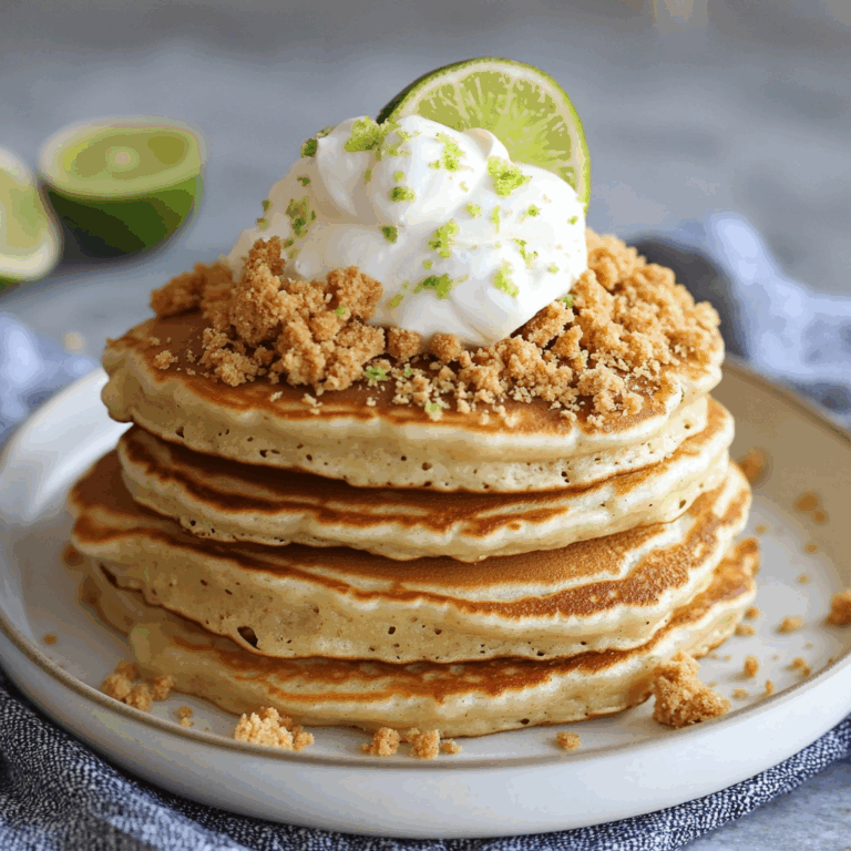 Key Lime Pie Pancakes