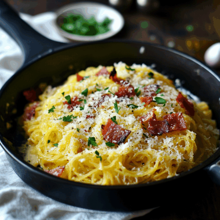 Spaghetti Squash Carbonara