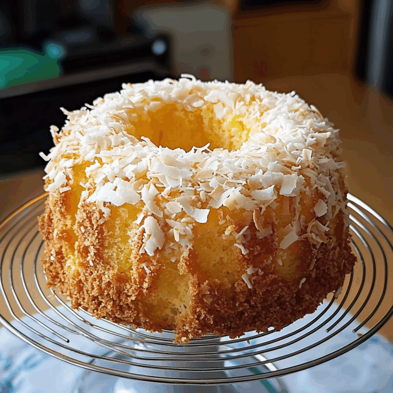 Pineapple Coconut Pound Cake