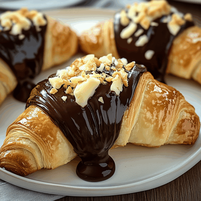 Boston Cream Pie Croissants