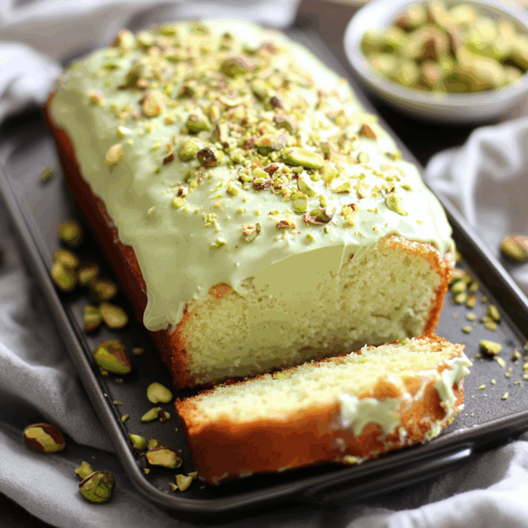Pistachio Pudding Bread