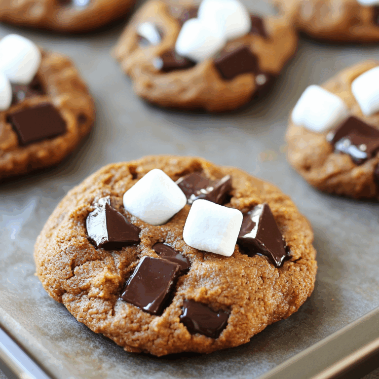 Pumpkin S’mores Cookies