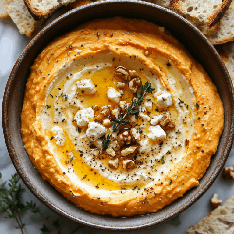 Pumpkin Whipped Feta Dip