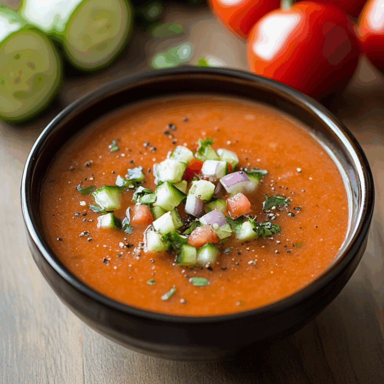Spanish gazpacho recipe
