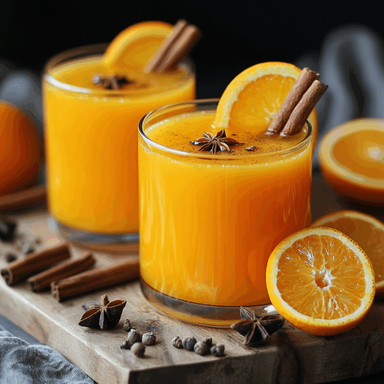 Warm Cinnamon Orange Delight Mocktail Recipe