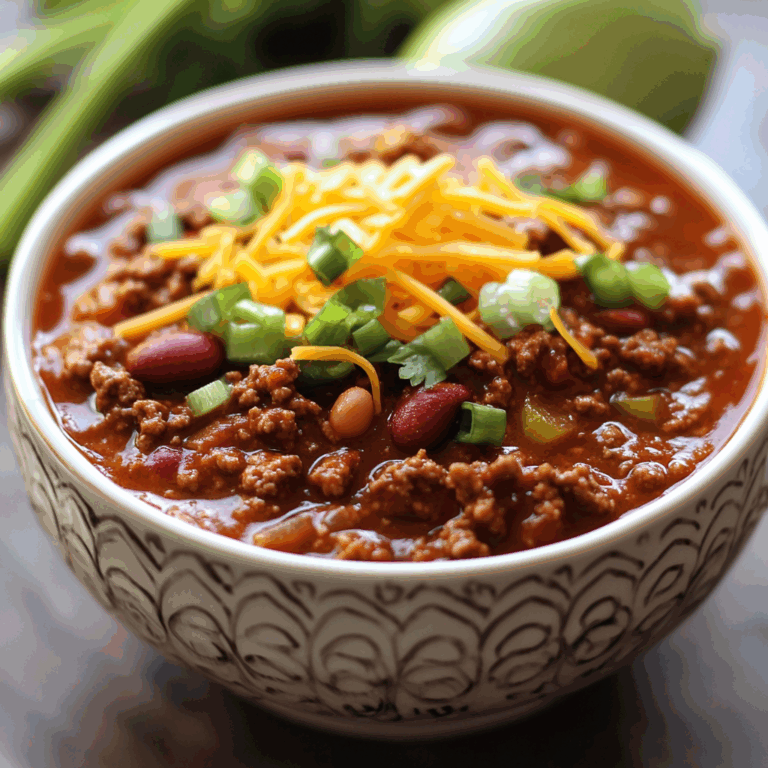 Wendy’s Chili Recipe (Copycat)