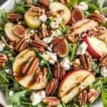 Apple Arugula Salad With Maple Pecans