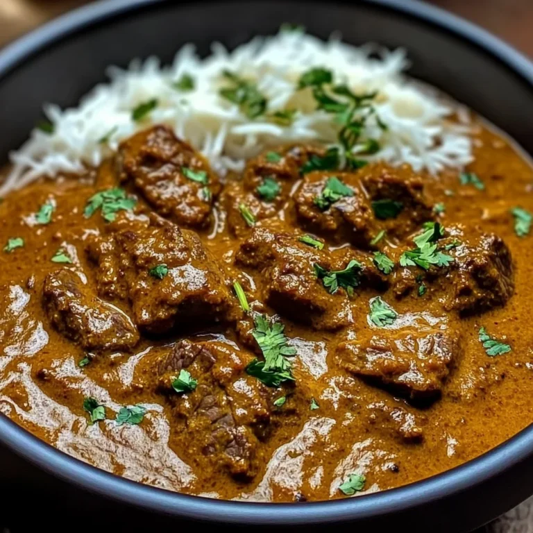 Beef Curry Simmered in Coconut Milk with Fragrant Spices