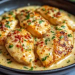 Chicken Fillet in Spicy, Creamy Garlic-Parmesan Sauce
