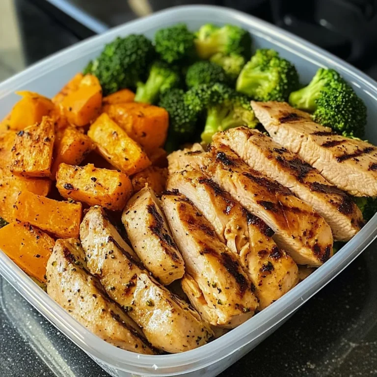 Chicken, Sweet Potato & Broccoli Meal Prep Bowls